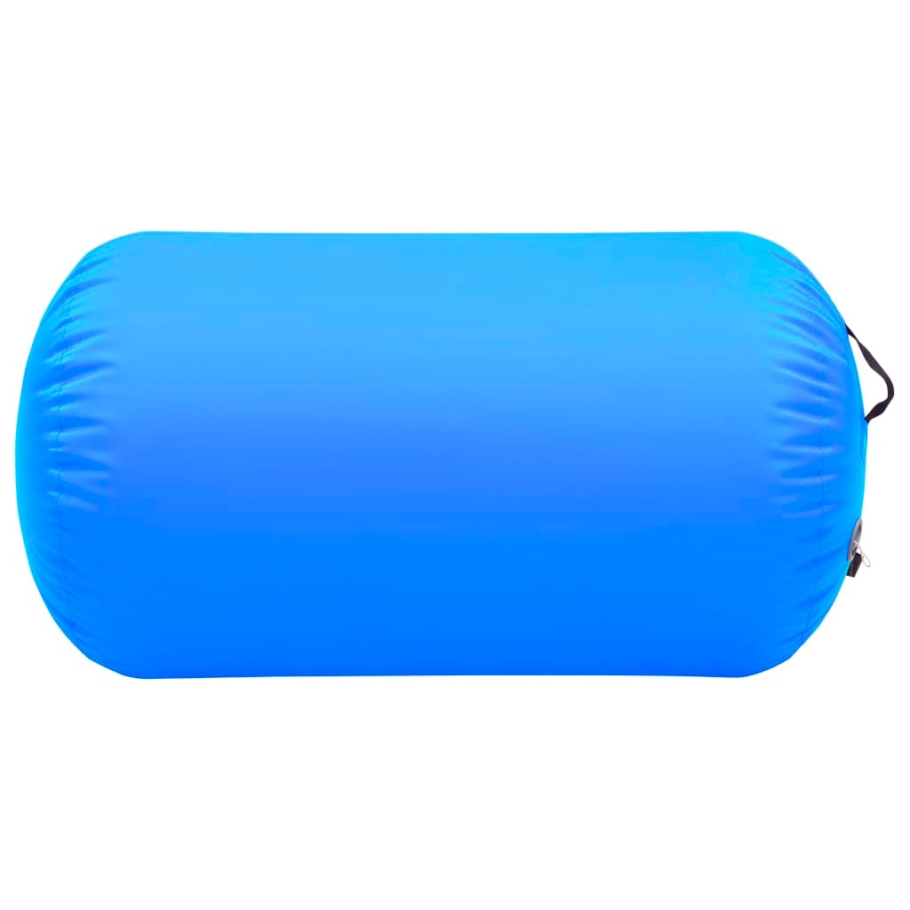 Inflatable Gymnastic Roll with Pump 100x60 cm PVC Blue 16 Inflatable Gymnastic Roll with Pump 100x60 cm PVC Blue